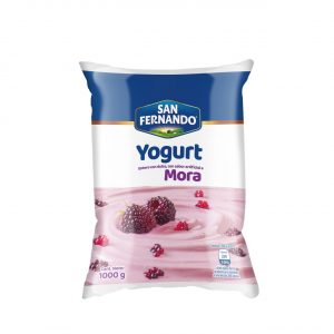 Yogurt Entero Mora San Fernando bolsa 1000 gr